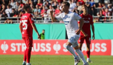 DFB-Pokal: Hoffenheim zittert sich gegen Würzburg in die nächste Runde