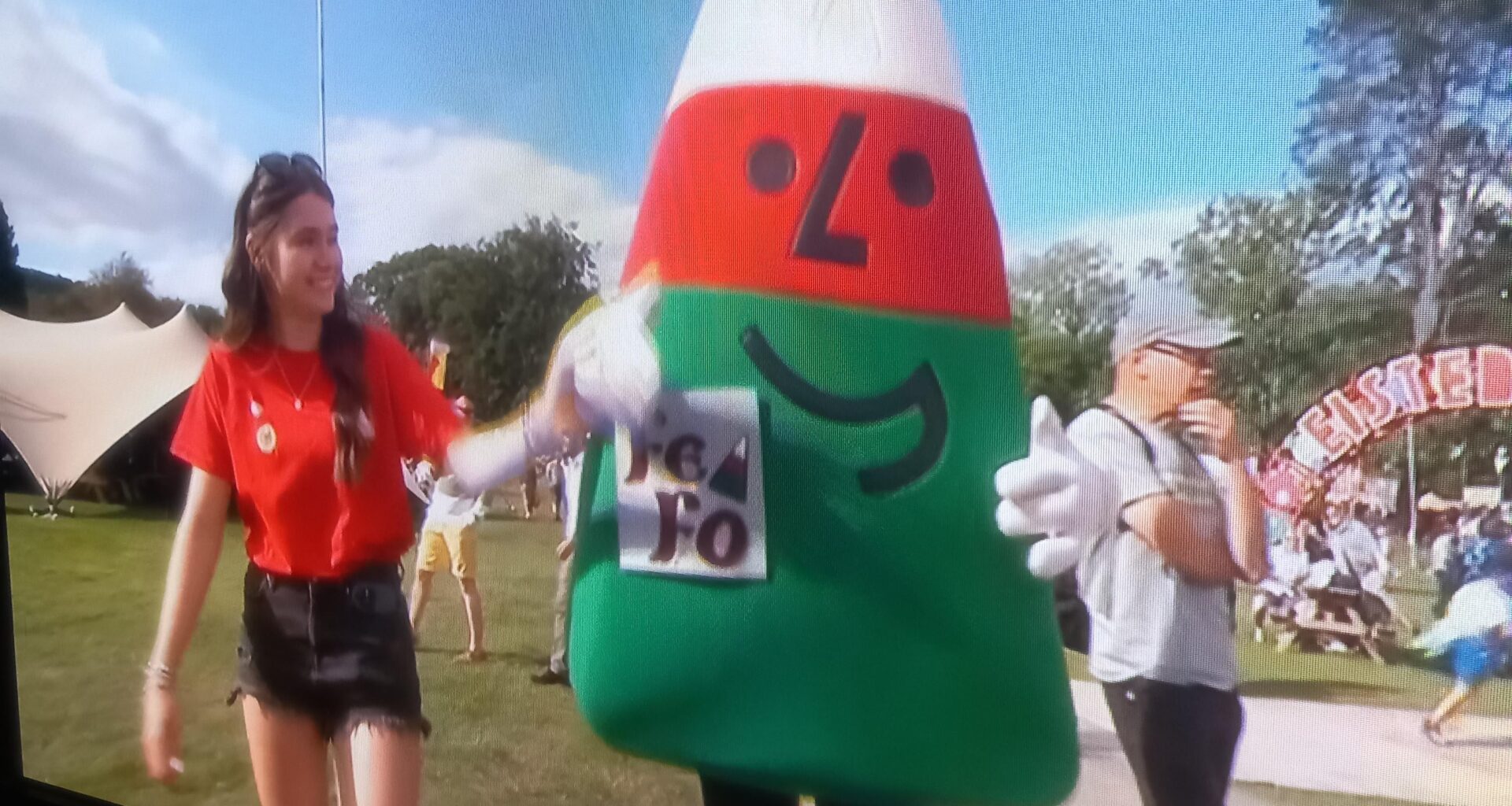 The GOAT has arrived at the National Eisteddfod 🏴󠁧󠁢󠁷󠁬󠁳󠁿💯🔥🔥