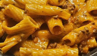 Tortiglioni al ragù