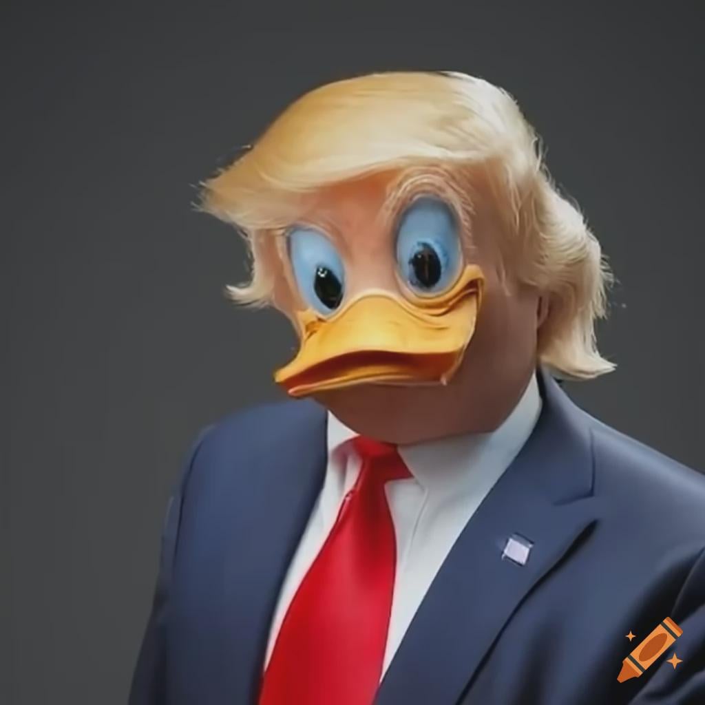 Donald J Duck is all lispy on the Twitter Live. Loose dentures?