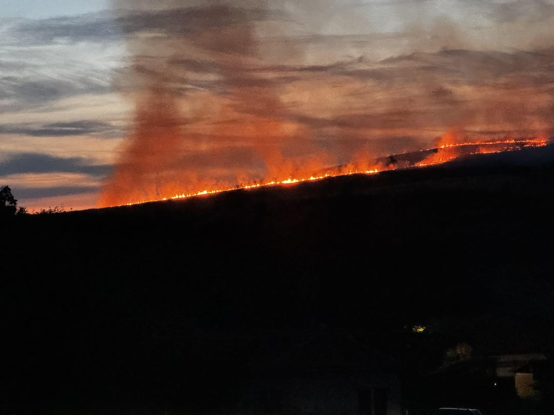 Fire spreading - minutes ago
