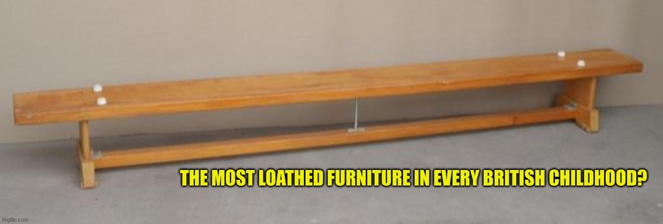 Possibly the most loathed piece of furniture in every British childhood? Letting you know exactly where you are in the pecking order for generations!