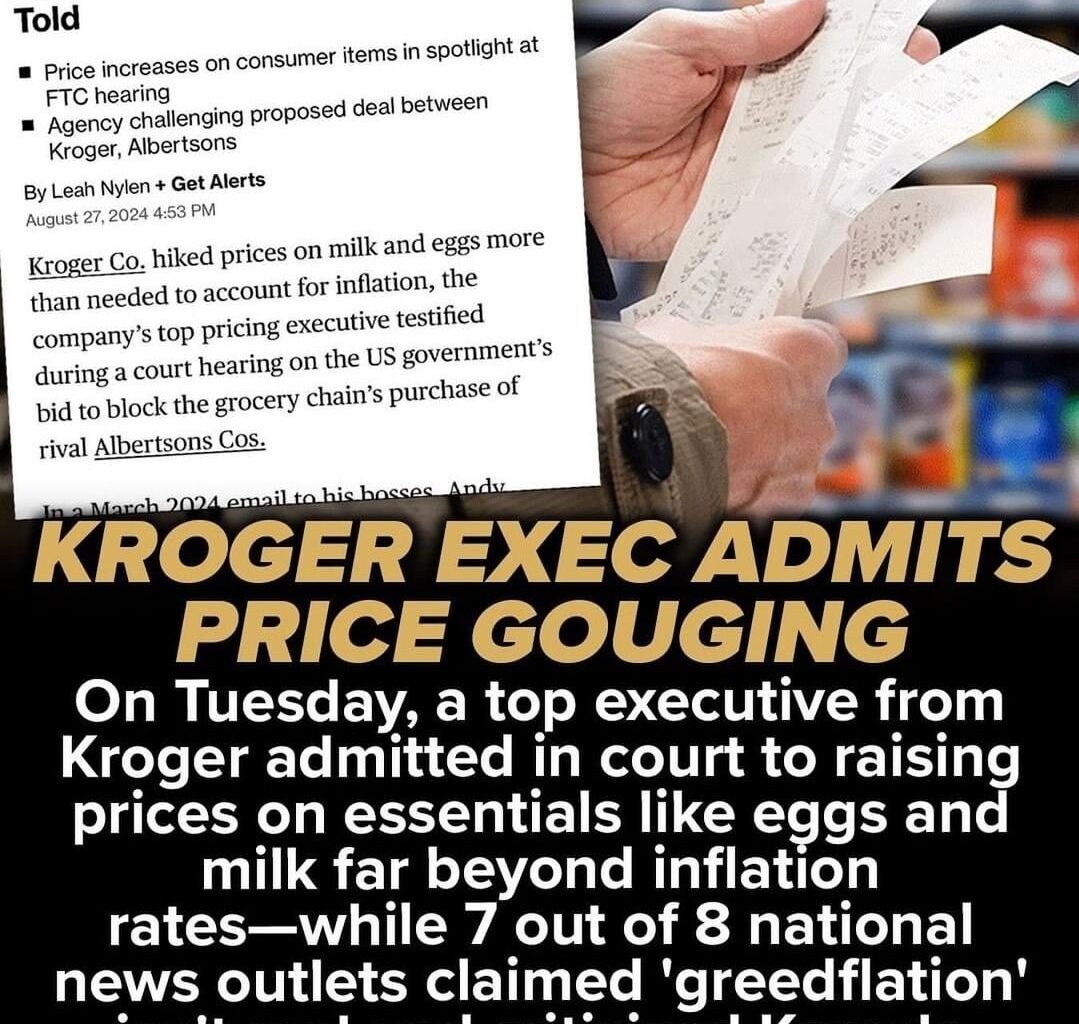 Another One. Smh! CEO's are price gouging the Consumers. Lock them up