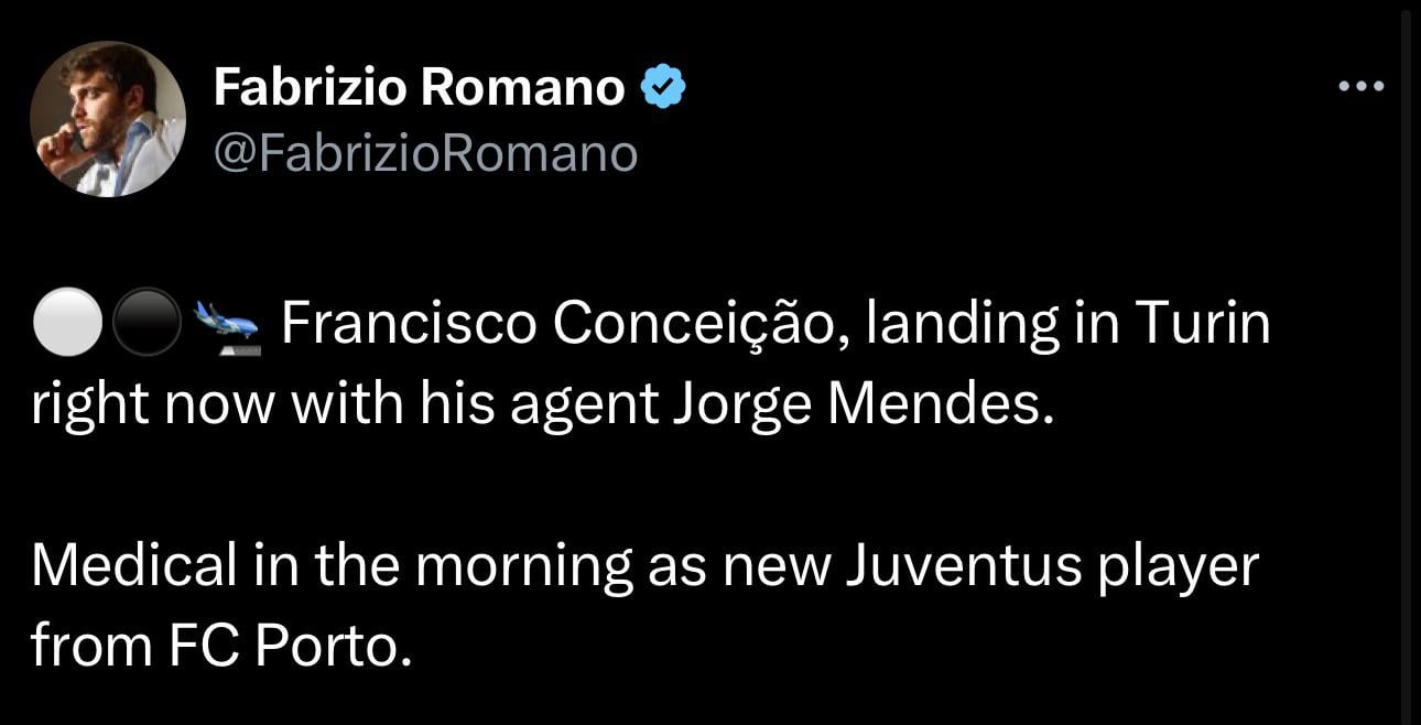 Francisco Conceição IS IN TURIN