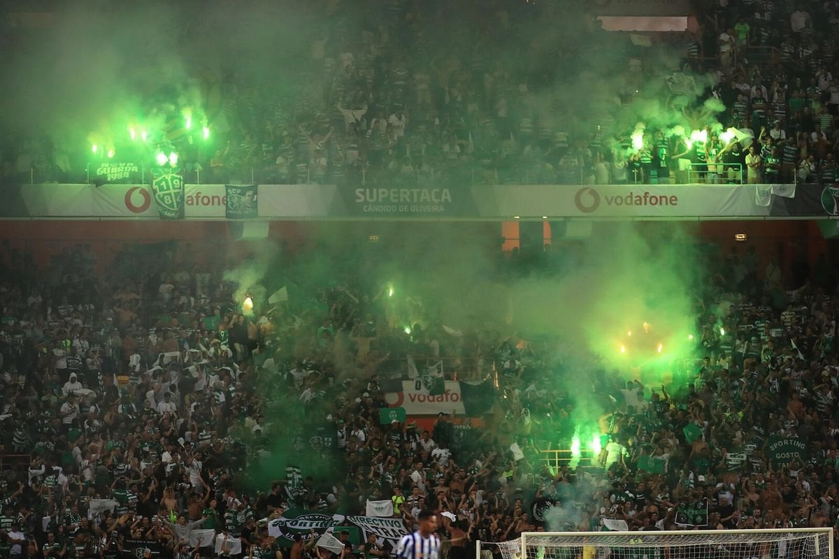 Sporting-FC Porto, 3-4 Vidro partido em camarote do Sporting feriu adepta em Aveiro