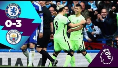 Aguero’s hat trick at Stamford Bridge, 2016