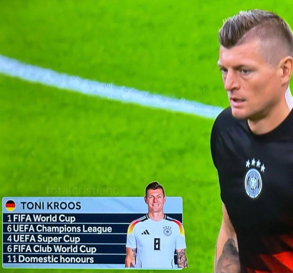 Toni Kroos's CV is insane
