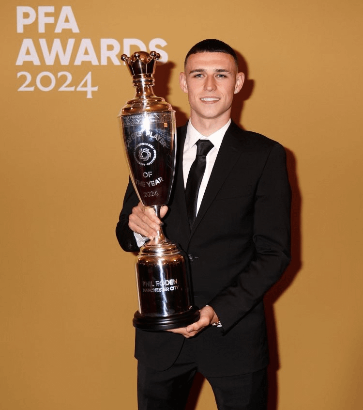 Phil Foden Wins PFA Player of the Year
