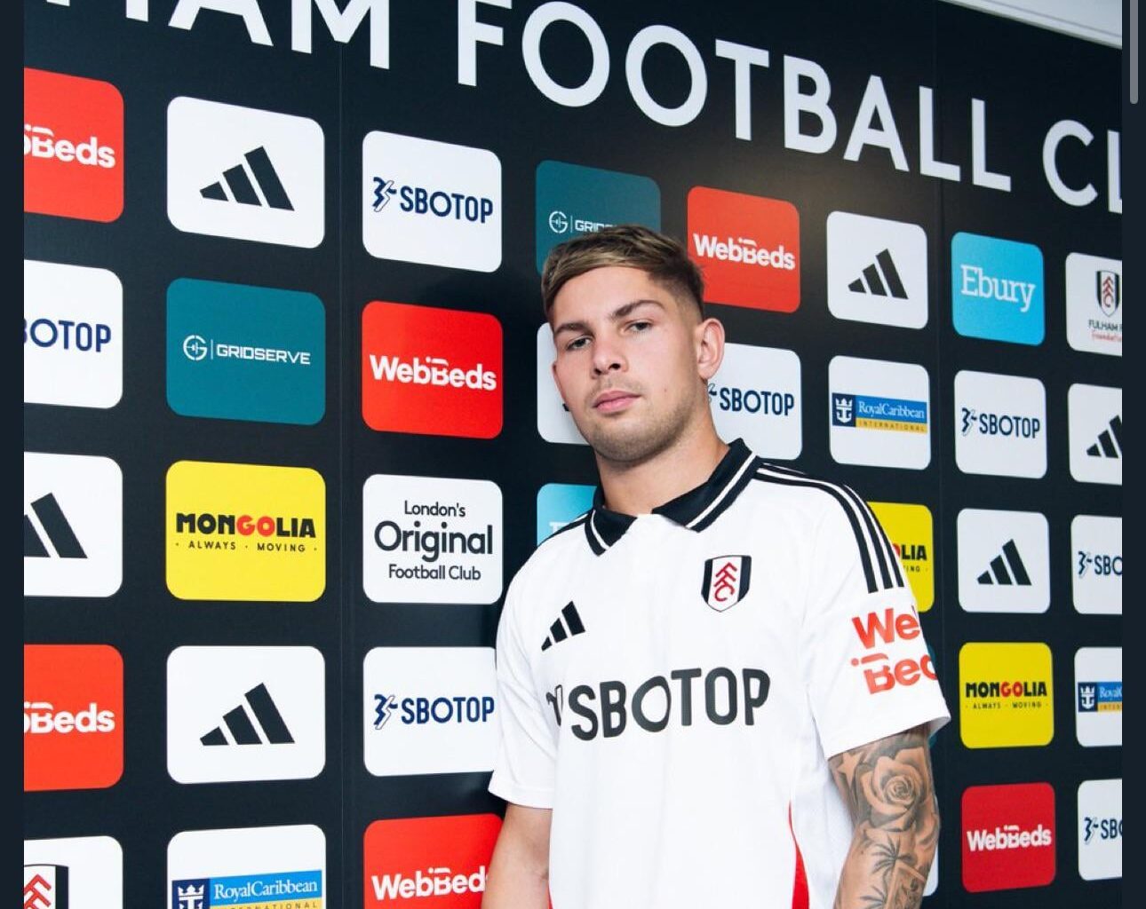 Interesting way to announce your clubs record signing.