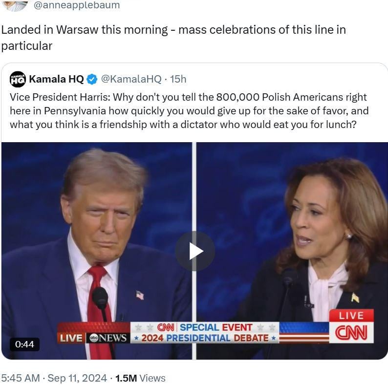 Poland Loves Kamala