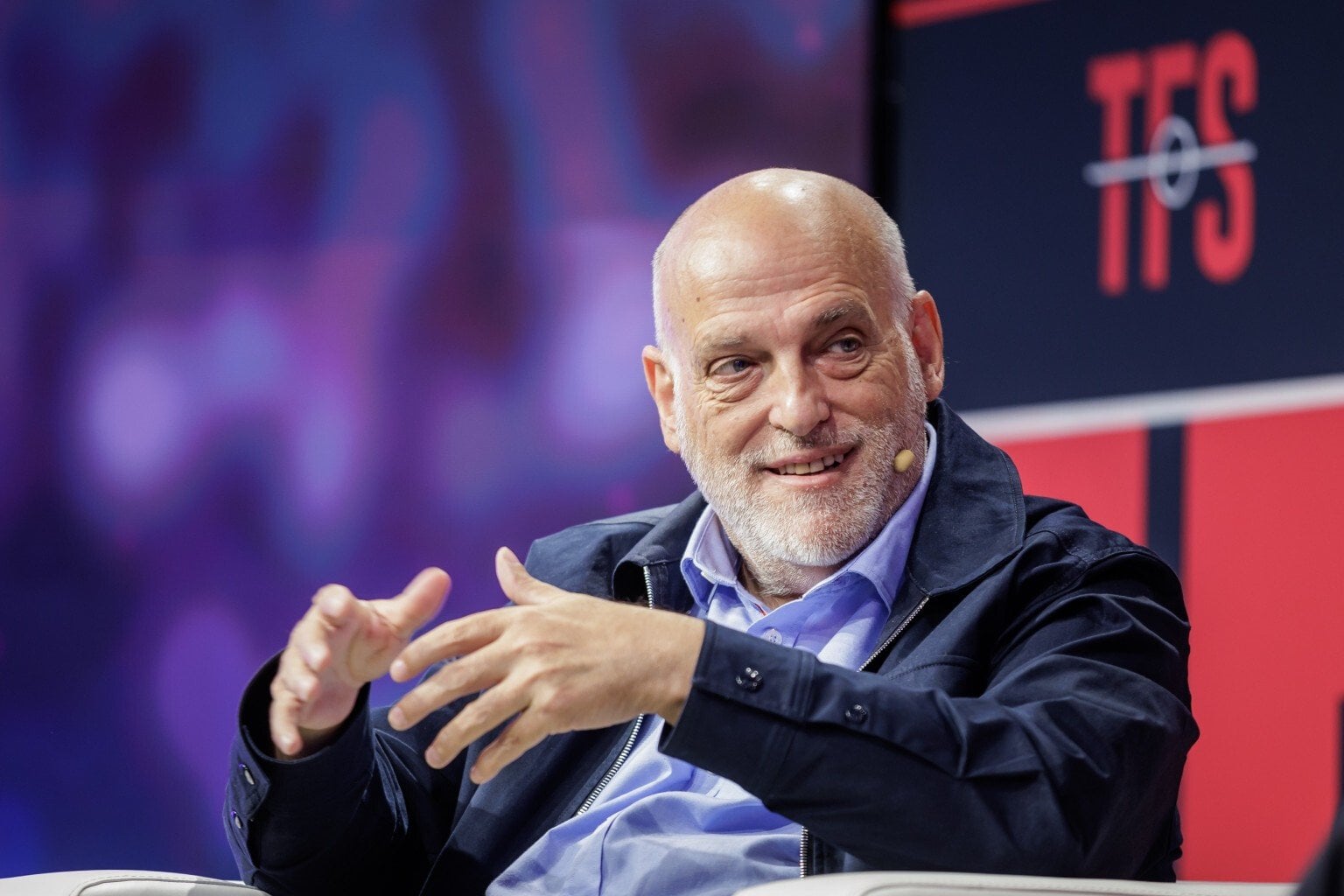 [O Jogo] Javier Tebas, presidente da La Liga na Thinking Football Summit: "A pirataria aumentou. Em Portugal, uma em cada duas pessoas vê futebol de forma ilegal"