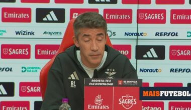 Bruno Lage corrige jornalista: «Rui Costa? Presidente, não me leve a mal»