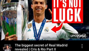 Get ready madristas something big is coming we might get some insights!!
