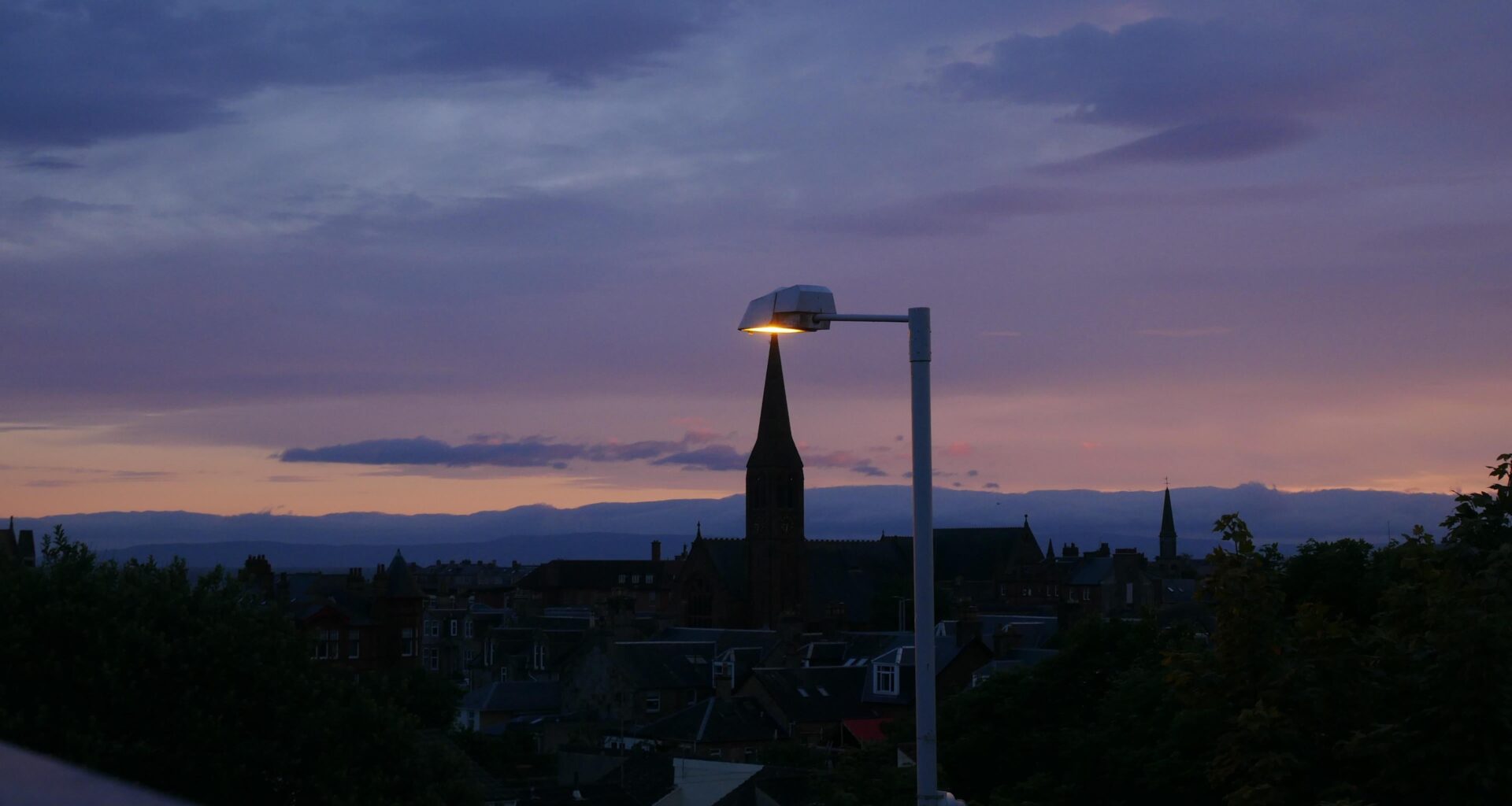 Sunset from Troon Station