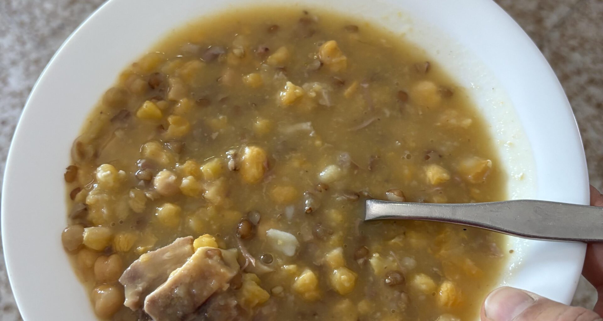 Caldomillo, typical food from the Canary Islands, specifically Lanzarote.