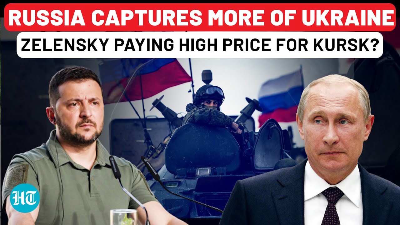 Putin Forces Advances Deeper Into East Ukraine; Two More Villages Captured Amid Kursk Incursion