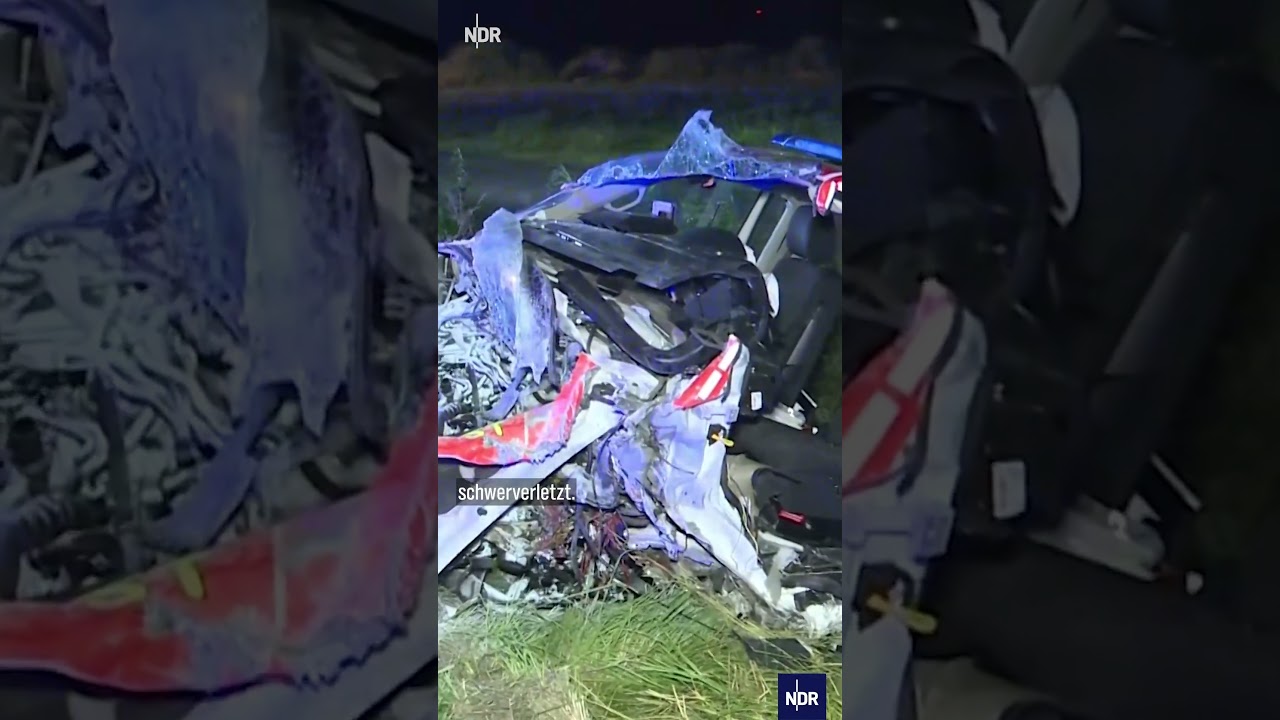 Heli-Retter: Nachteinsatz auf der Autobahn  #ndr#doku #helikopter #notfallsanitäter #notfall #shorts