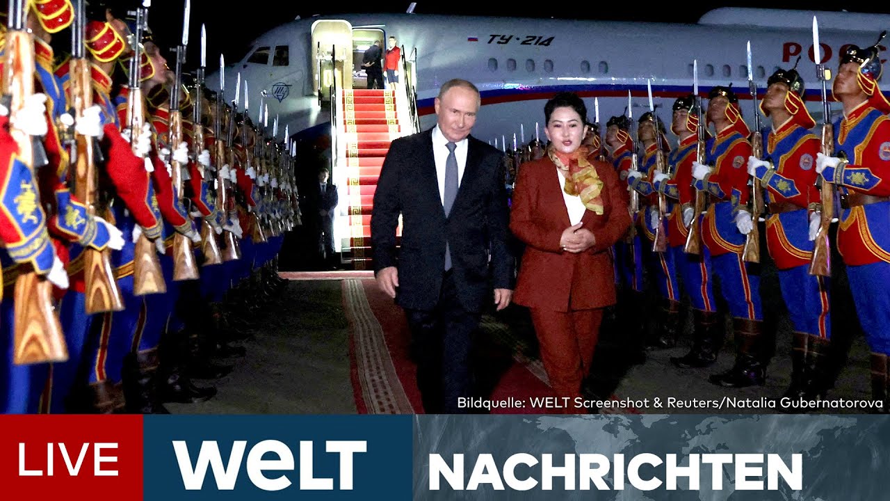 RUSSLAND: Putin besucht unbehelligt Mongolei! Ukraine fordert Festnahme des Kremlchefs! | LIVESTREAM