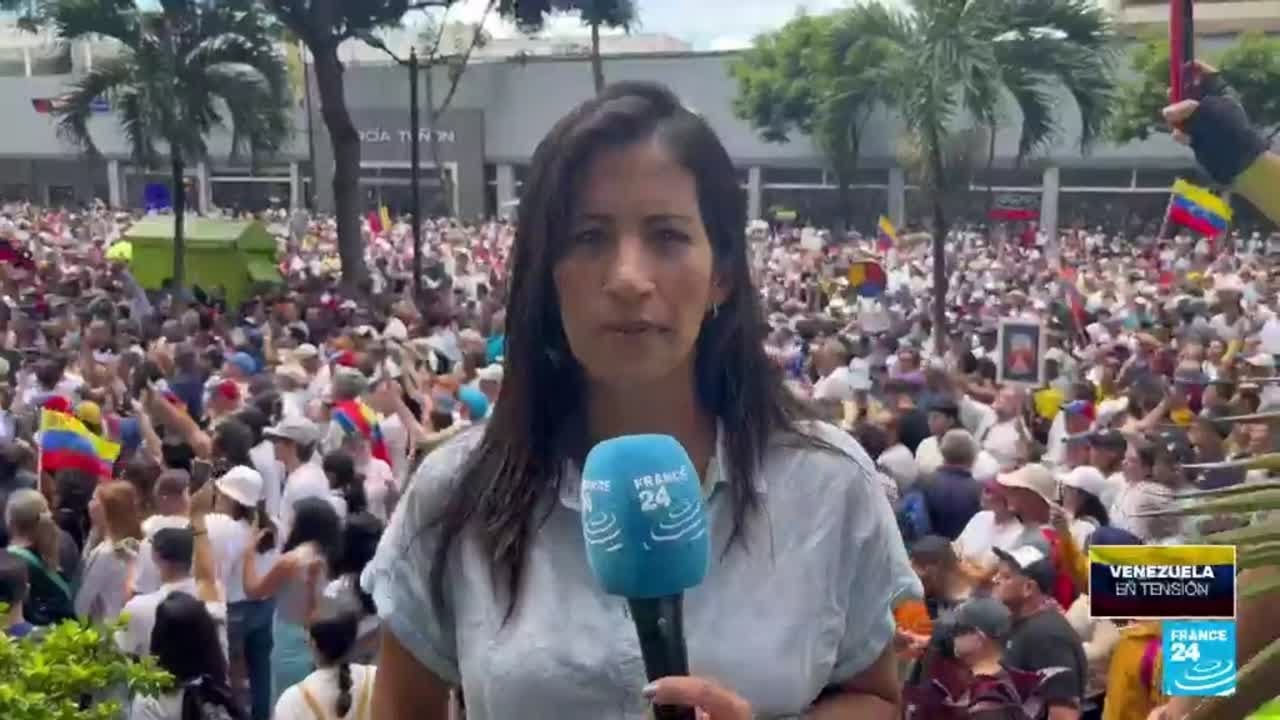 Informe desde Caracas: oposición protesta en contra de resultados anunciados por el CNE