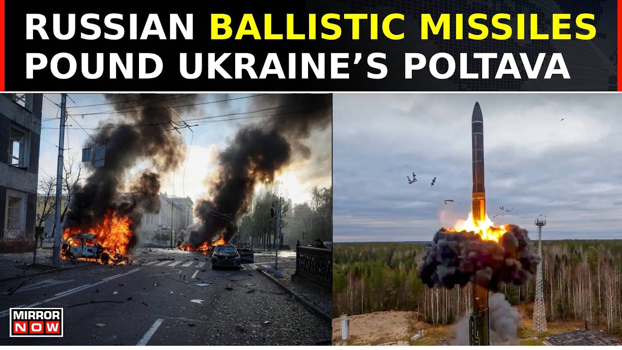 Russia-Ukraine War |Russia's Ballistic Missiles Shake Ukraine's Poltava, Series Of Explosion Kill 40