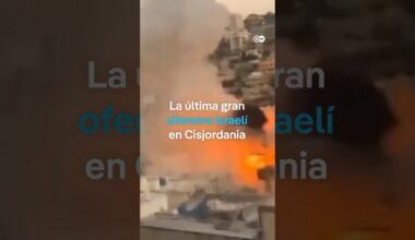 Preocupación por la gran ofensiva de Israel en Cisjordania