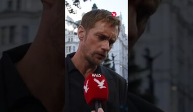 Alexander Skarsgard on Kate Winslet’s dedication to bringing Lee Miller’s story to life #shorts