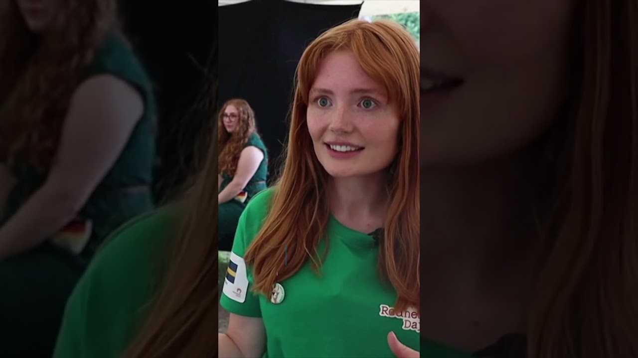 REDHEAD DAYS: Über 10.000 Teilnehmer! Rothaarige feiern alljährliches Treffen | WELT TV #shorts