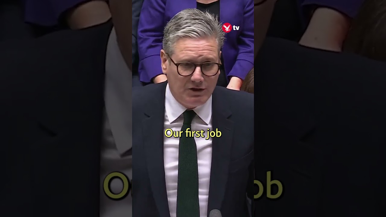 Sunak: Starmer puts train drivers before pensioners 🗯️ #politics #shorts