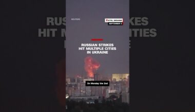 Russian strikes hit multiple cities in Ukraine