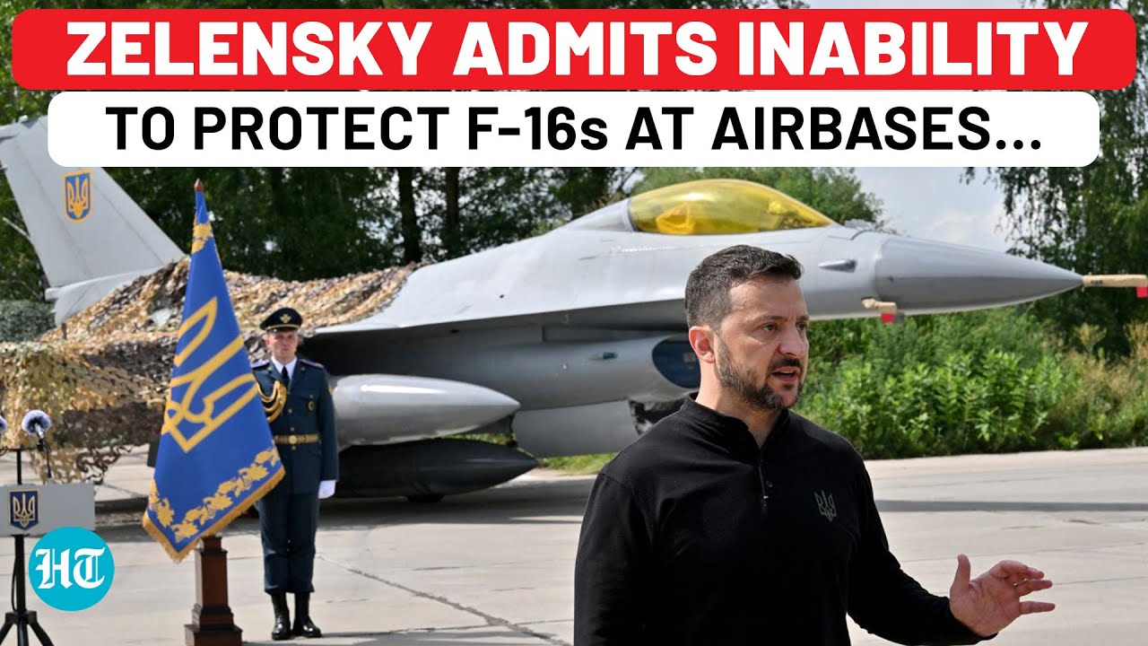 Zelensky Confesses: Can't Protect F-16 Jets At Airbases, So Ukraine Takes Desperate Step? | Russia