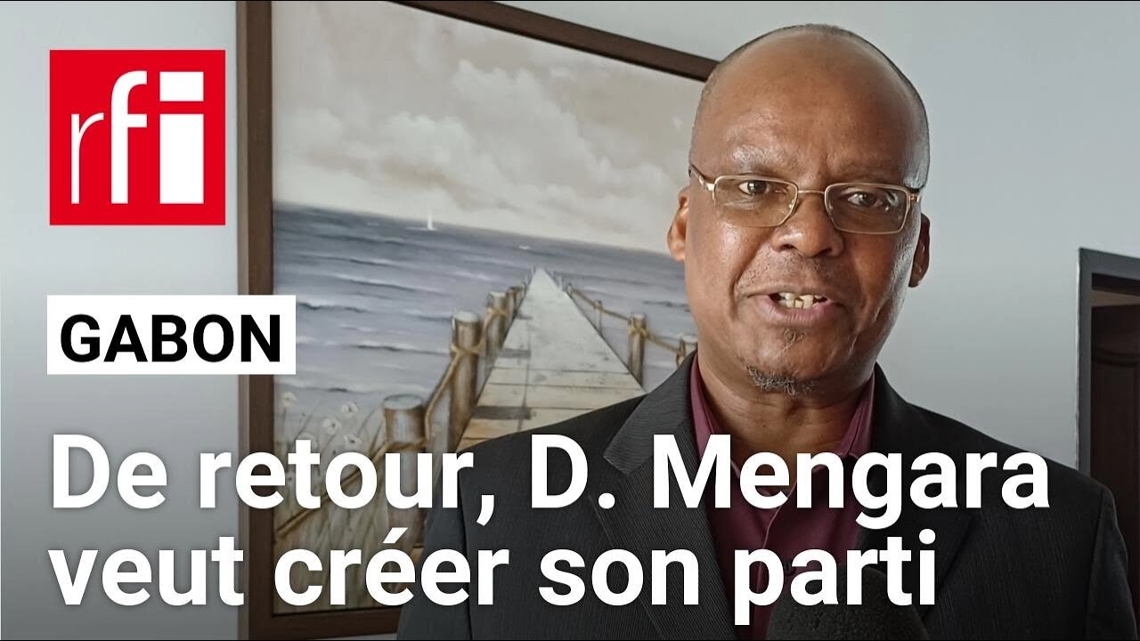 Au Gabon, Daniel Mengara, opposant aux Bongo, de retour d'exil pour la présidentielle • RFI