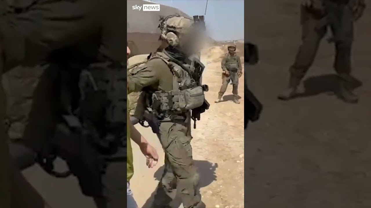 Footage shows Israeli hostage being rescued