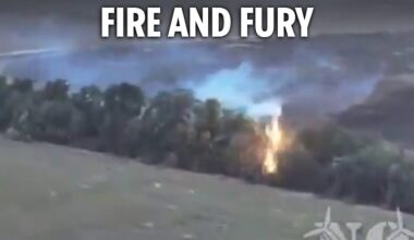 Watch moment Ukraine uses flesh-melting ‘flamethrower drone’ to burn Russians out of trees