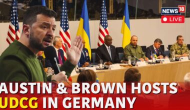 Ramstein Meeting LIVE: Zelenskyy Speech | Ukraine Defense Contact Group Germany | Ukraine War | N18G
