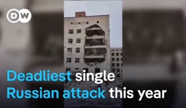 Dozens killed in Russian missile strikes on Ukrainian city of Poltava | DW News