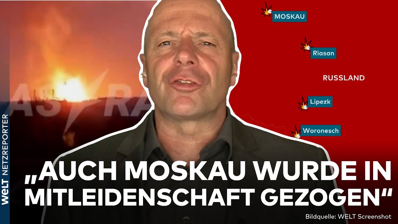 UKRAINE-KRIEG: Schock für Putin! Massiver ukrainischer Drohnenangriff trifft Moskau!