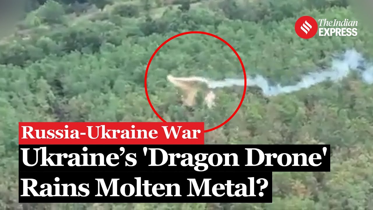 Russia-Ukraine War: Undated Visuals Show 'Dragon Drone' Being Used On Russian Positions