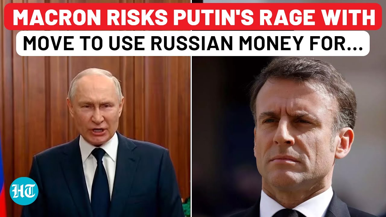 France Using Russian Money For Ukraine War Aid: Macron Risks Direct NATO Involvement? | Putin
