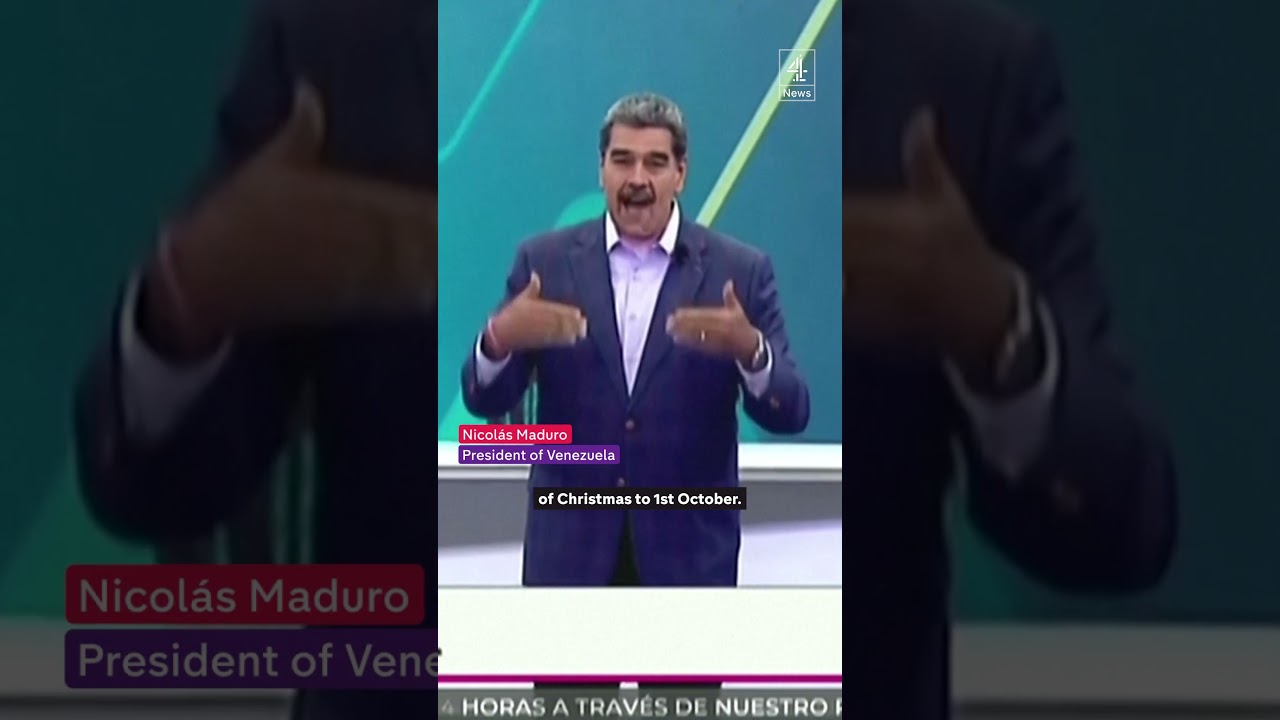 Maduro brings Christmas forward to October