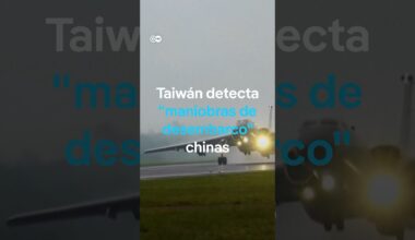 Taiwán detecta maniobras de desembaro chinas