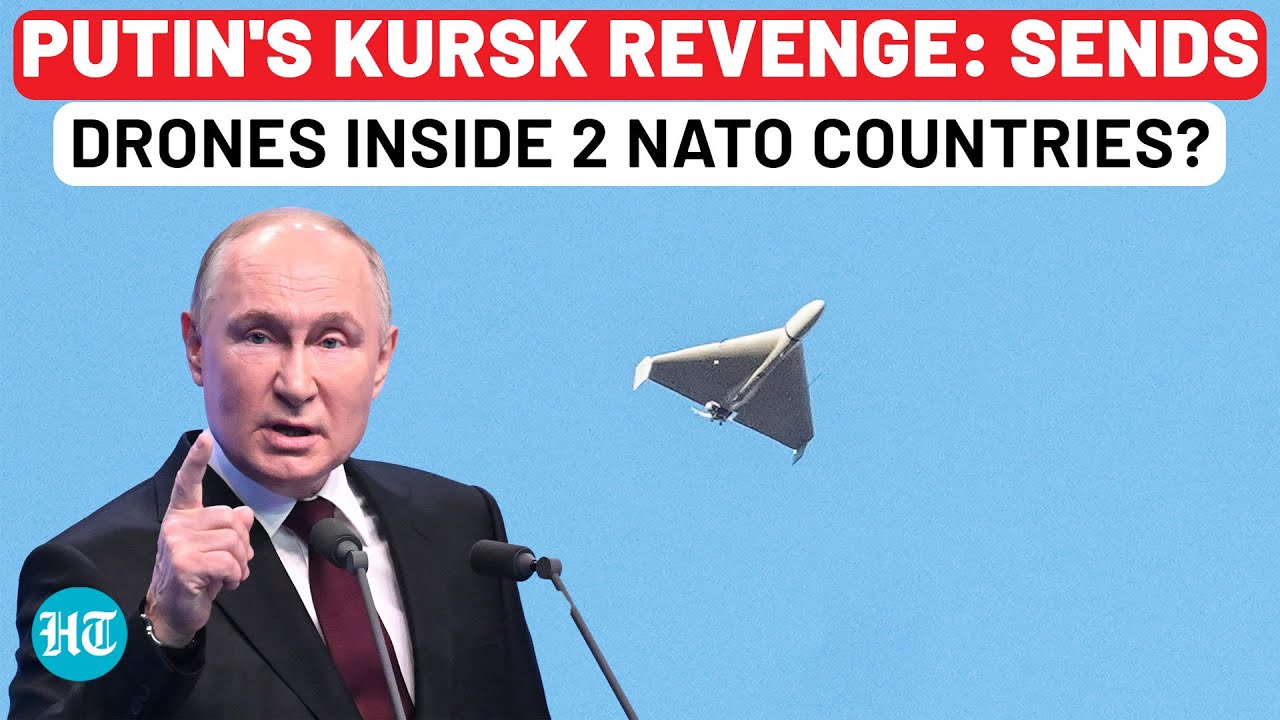 Putin Ready To Attack West? Russian Drones Inside 2 NATO Nations On Same Day | Ukraine War | Kursk