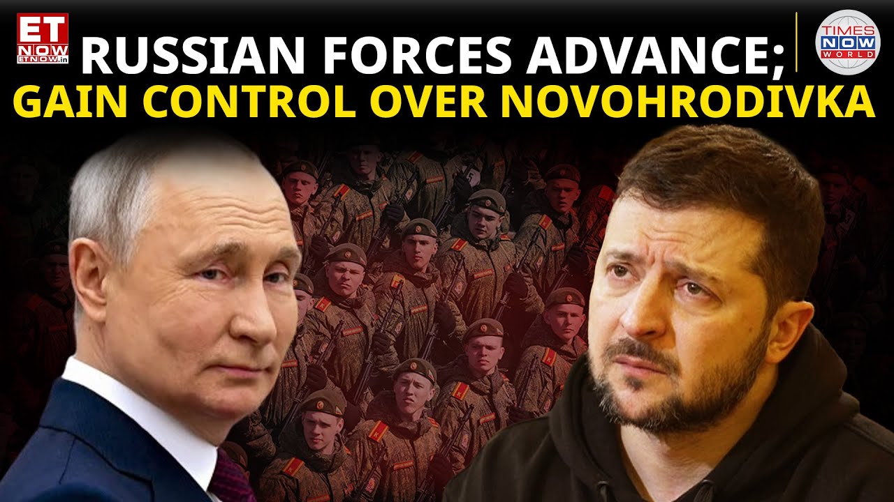 Russia Moves Closer To Pokrovsk; Gains Strategic Control Over  Novohrodivka | Russia Ukraine War