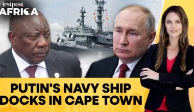 South Africa: Outrage as Russia's Naval Ship Docks at Cape Town | Firstpost Africa