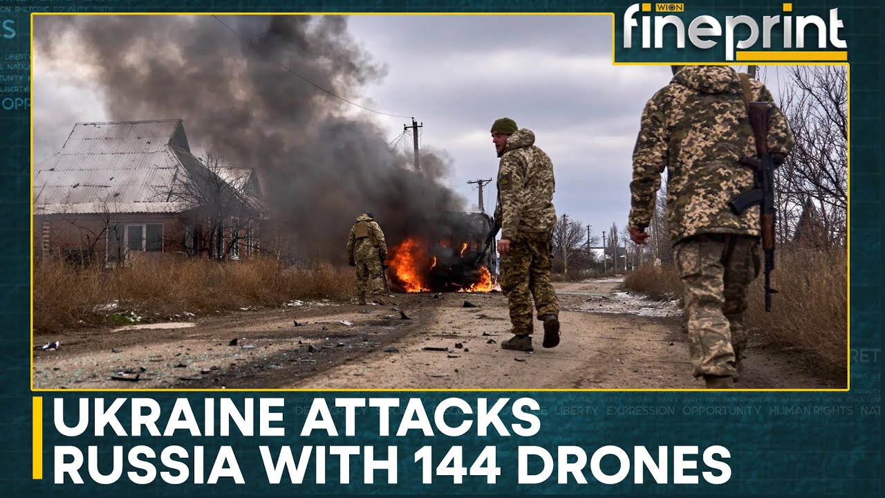 Russia-Ukraine war: 140 Ukrainian drones target Russia as battlefield tensions soar | WION Fineprint