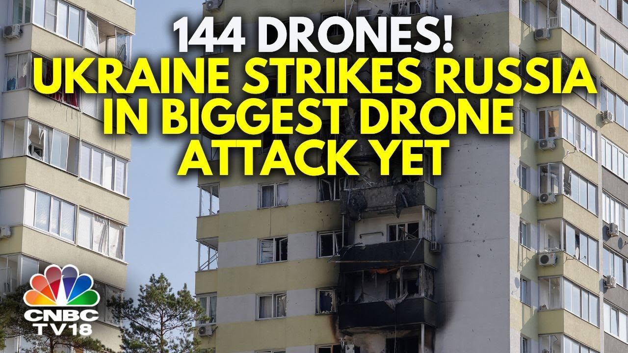Russia-Ukraine War | Ukraine Launches Largest Drone Barrage At Moscow With Over 144 Drones | N18G