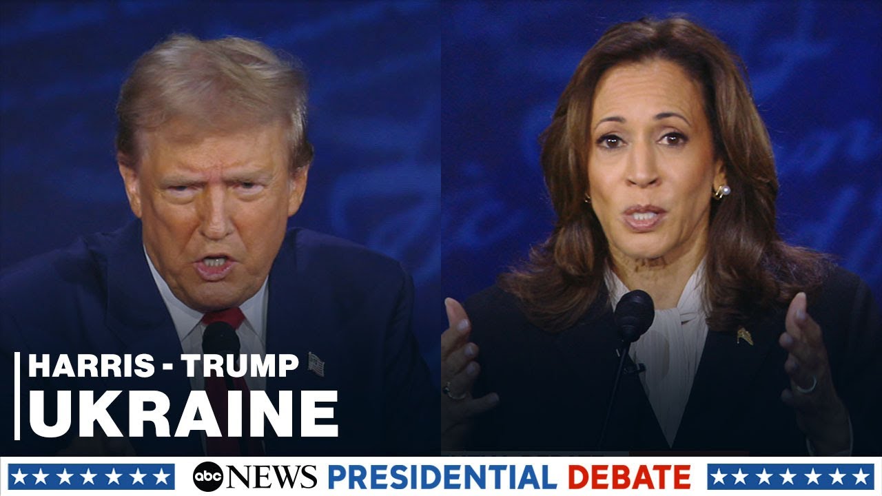 Trump doesn't answer on whether Ukraine should win against Russia during ABC News debate