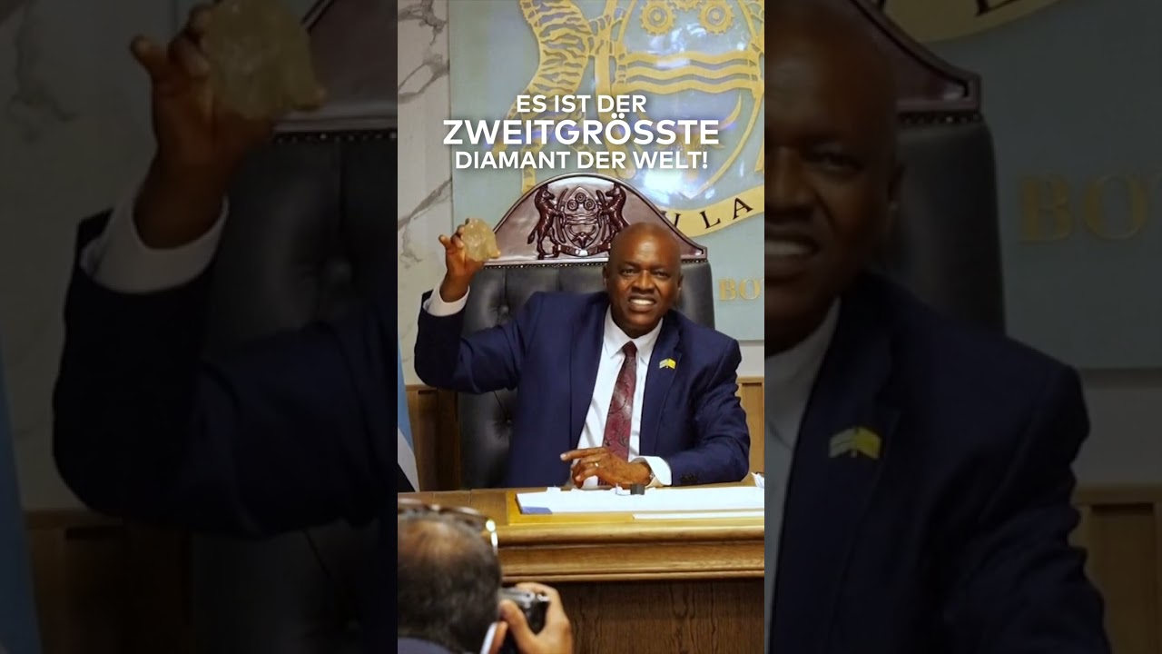 BOTSWANA: Halbes Kilo Luxus! Mega-Diamant gefunden - Millionenwert erwartet! | WELT #shorts