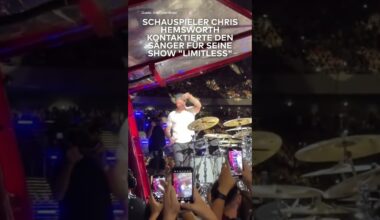 ED SHEERAN IN BUKAREST: Thor Trommlerei - Chris Hemsworths unerwarteter Auftritt! | WELT #shorts