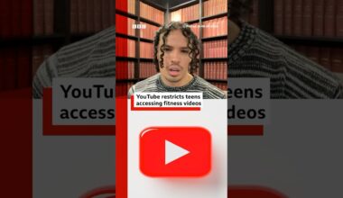 YouTube restricts teenager access to fitness videos. #Fitness #YouTube #BBCNews