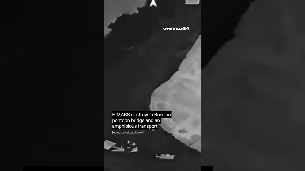 Ukrainian night FPV drones are harassing Russian paratroopers on the water #warinukraine #russia